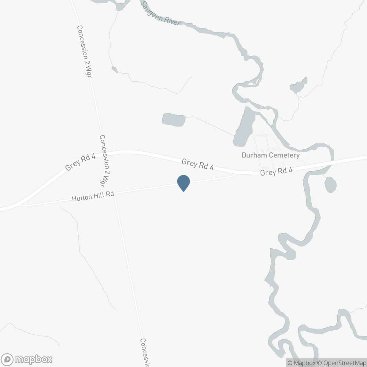 201 HUTTON HILL ROAD, Durham, Ontario N0G 1R0